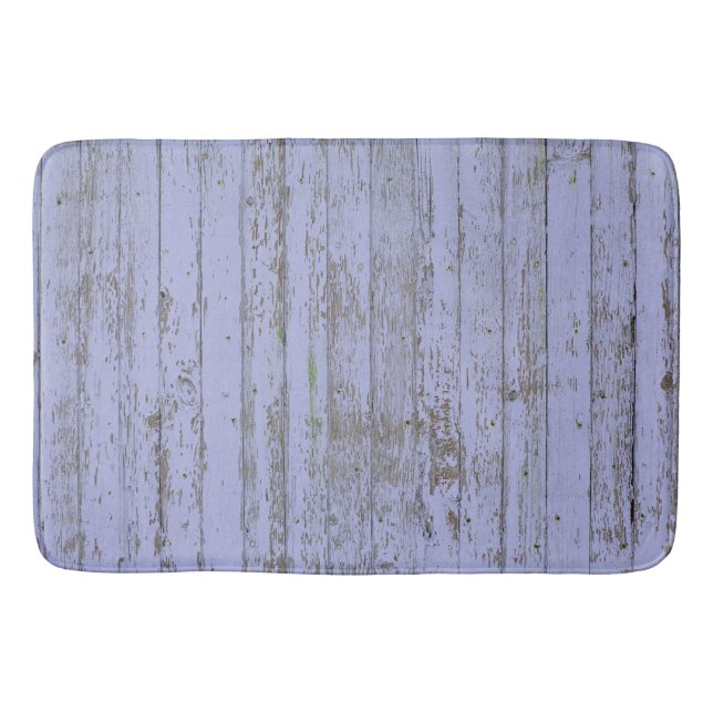Lavender Faux Wood Struktur Bath Mat Badrumsmatta (Framsidan)