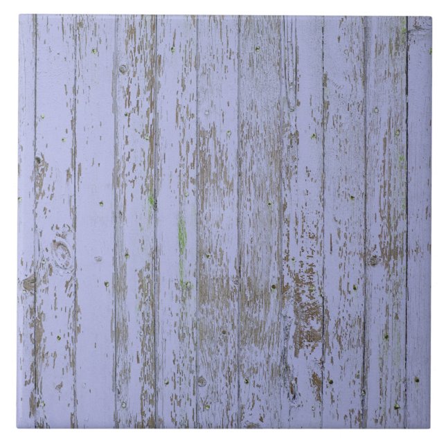 Lavender Faux Wood Struktur Large Square Tile Kakelplatta (Framsidan)