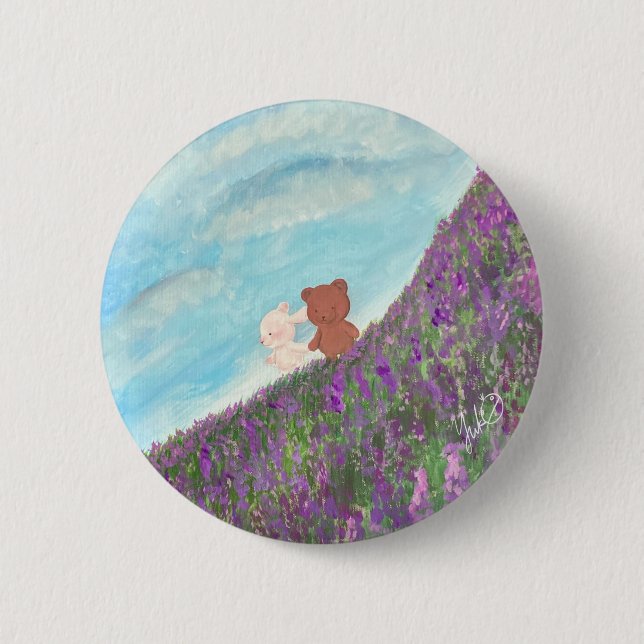 Lavender Field of Memories Knapp (Framsida)