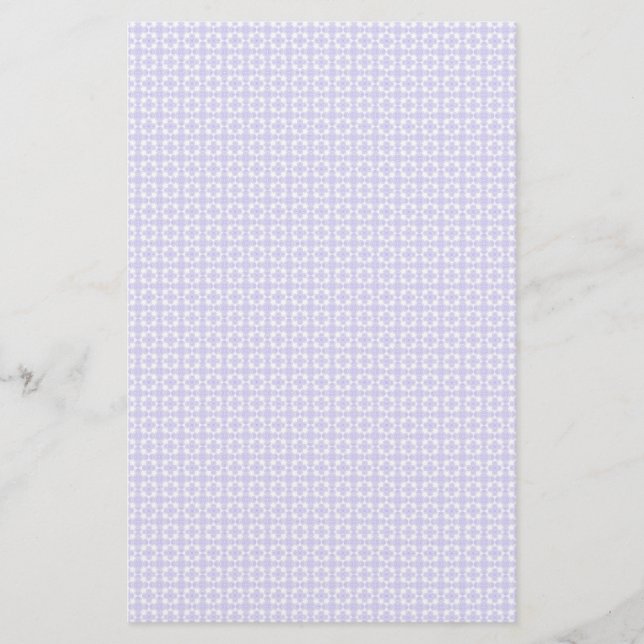 Lavender Filigree Weave Stationery Brevpapper (Framsida)