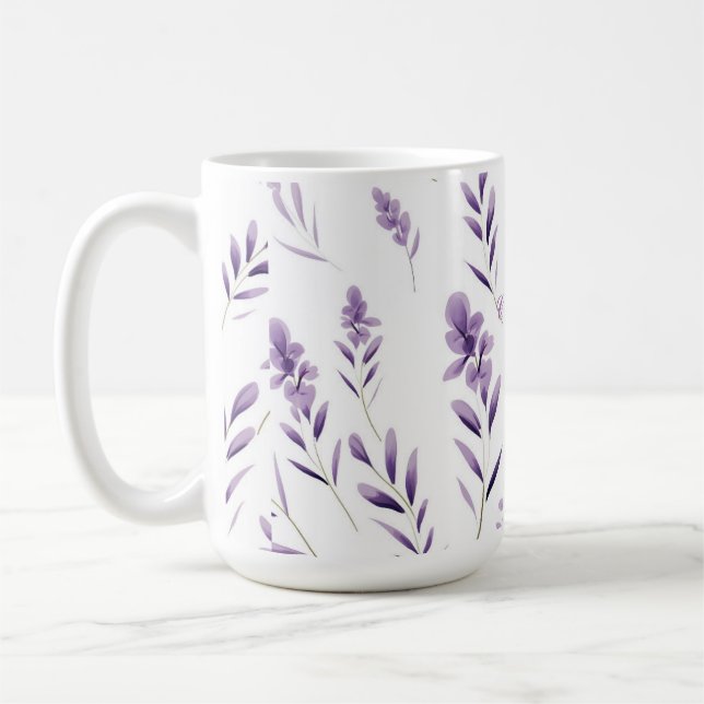 Lavender Flower Buds Thunder_Cove Kaffemugg (Vänster)