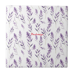 Lavender Flower Buds Thunder_Cove Kakelplatta