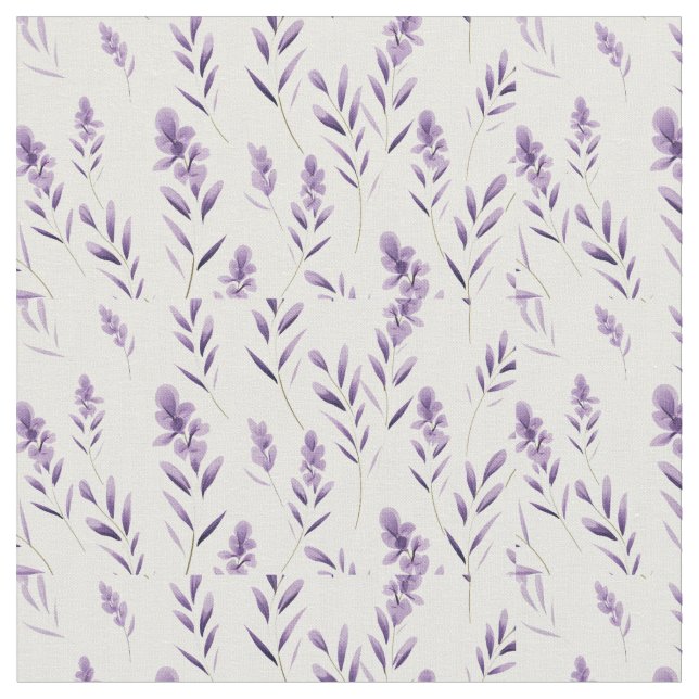 Lavender Flower Buds Thunder_Cove Tyg (Närbild)