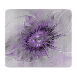Lavender Flower Dream Modern Abstrakt Fractal Art