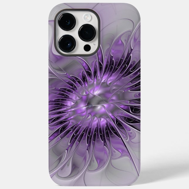 Lavender Flower Dream Modern Abstrakt Fractal Art (Baksida)