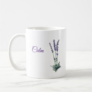 Lavender Flower Lugn Mugg