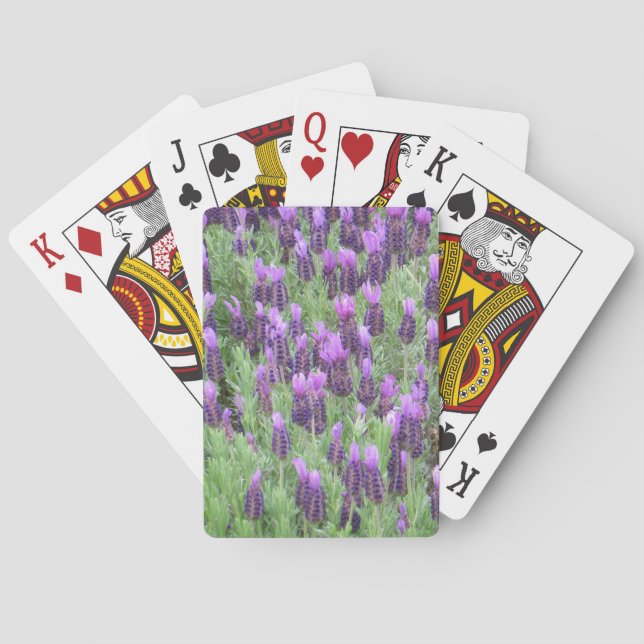 Lavender Flowers betalkort Kortlek (Baksidan)