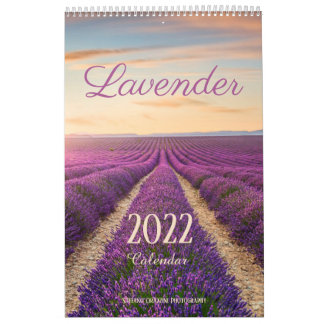 Lavender Flowers Calendar 2022 Kalender