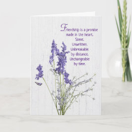 Lavender Flowers for Vänskap Kort