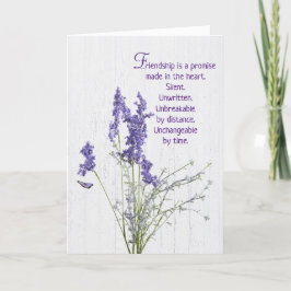Lavender Flowers for Vänskap Kort