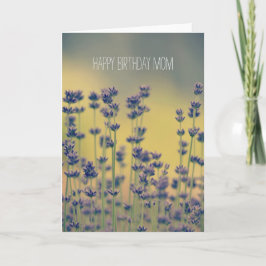 Lavender Flowers Kort
