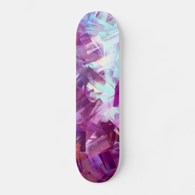 LAVENDER FLOWERS MINI SKATEBOARD BRÄDA 18,7 CM (Framsida)