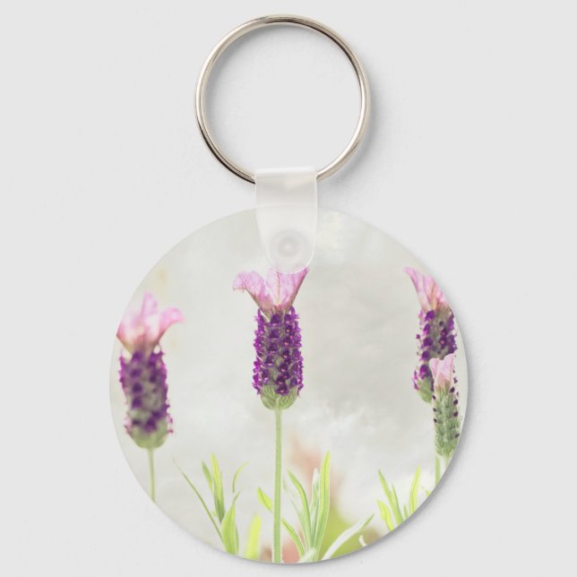 Lavender Flowers Nyckelring (Framsida)