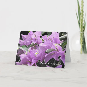 Lavender Flowers Tack Kort