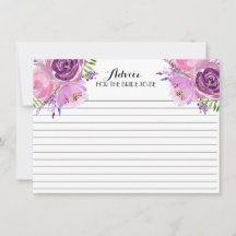 Lavender FLowers vackra Blommigt Advice-kort