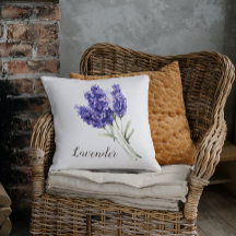 Lavender Flowers Watercolor