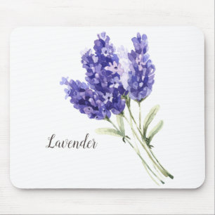 Lavender Flowers Watercolor Musmatta