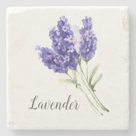 Lavender Flowers Watercolor Stenunderlägg