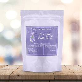 Lavender Flowers Watersecure Bath Soak Pouch-etike