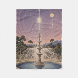 Lavender Fontän Lullaby Personlig Fleecefilt