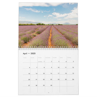 Lavender Foton från Frankrike Home Decor Kalender