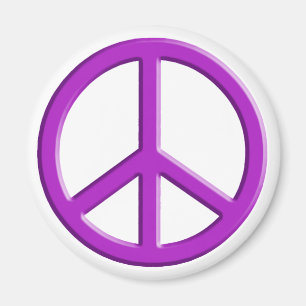 Lavender Fredstecken Magnet