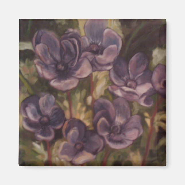 Lavender Garden Refrigerator Magnet (Framsidan)