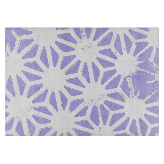 Lavender geometric mönster (Framsidan)