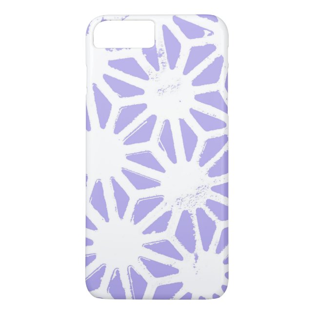 Lavender geometric mönster Case-Mate iPhone skal (Baksida)