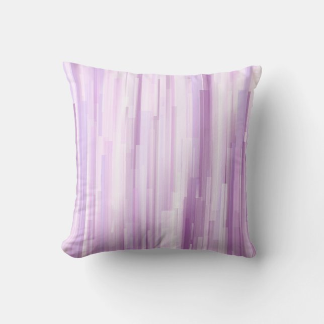 Lavender Geometric Rand Kudde (Framsida)