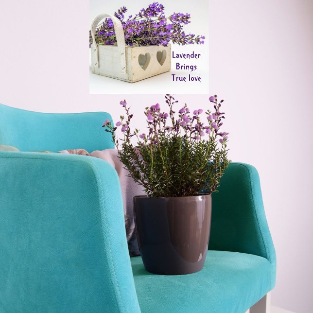 Lavender ger Äkta kärlek Poster Wall Art (Skapare uppladdad)
