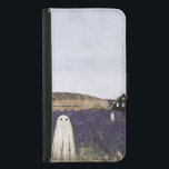 Lavender Ghost Plånboksfodral För Samsung Galaxy S5<br><div class="desc">Spöken i lavender fält</div>