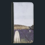 Lavender Ghost Plånboksfodral För Samsung Galaxy S5<br><div class="desc">Spöken i lavender fält</div>