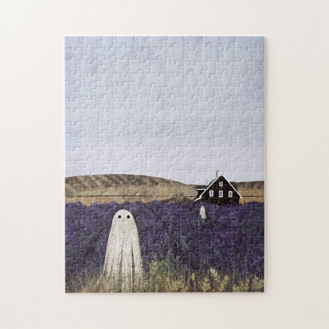 Lavender Ghost Pussel (Vertikal)