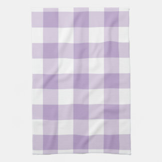 Lavender Gingham Mönster Kökshandduk