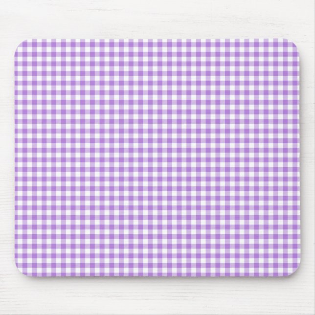 Lavender Gingham Musmatta (Framsidan)