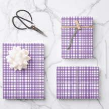 Lavender Gingham som slår in pappra lakan
