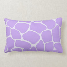 Lavender Giraffe Skriv ut amerikanska MoJo Pillows