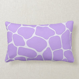 Lavender Giraffe Skriv ut amerikanska MoJo Pillows Lumbarkudde