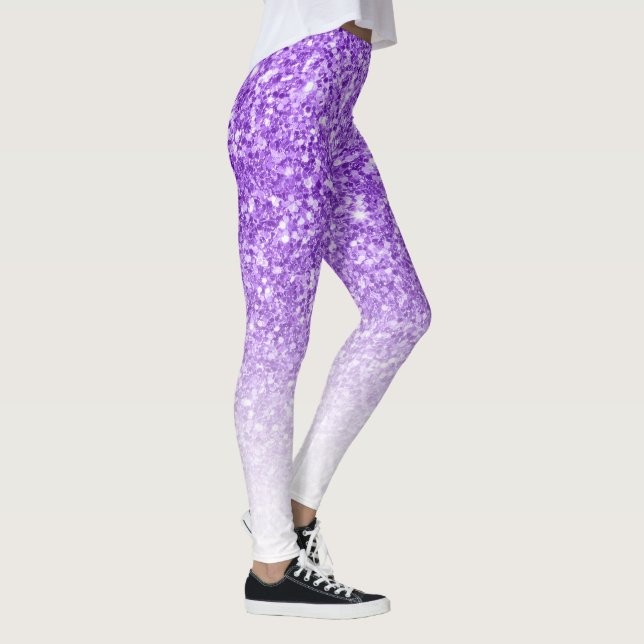 Lavender Glitter Leggings (Höger)