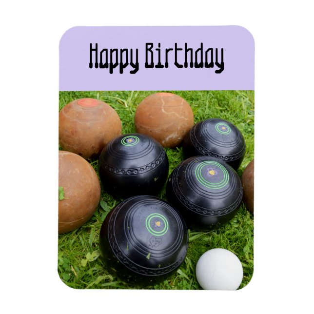 Lavender Gräsmatta Bowls, Flexibel magnet (Vertikal)