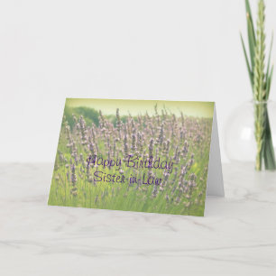 Lavender Grattis på födelsedagen-kort Kort