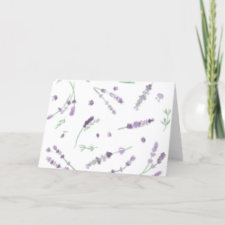 Lavender Greeting Card Tack Kort