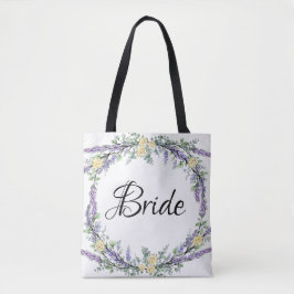 Lavender Gul ros och Eucalyptus Tygkasse