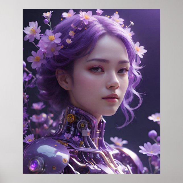 Lavender Hair Poster (Framsidan)