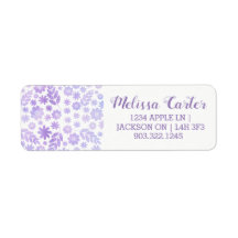 Lavender Hand plockade Blommönster