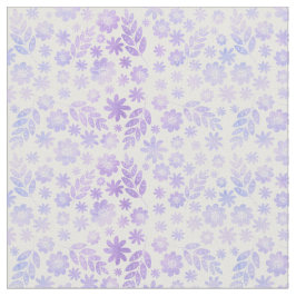 Lavender Hand plockade Blommönster Tyg