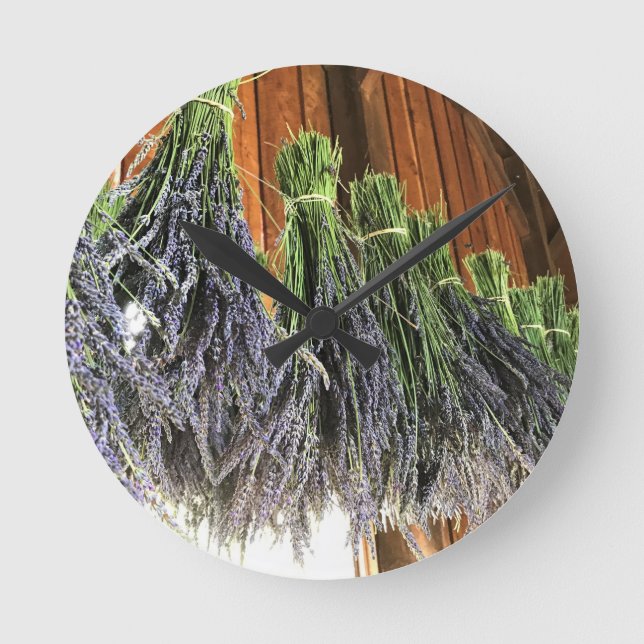 Lavender Hanging i Barn Rund Klocka (Framsida)