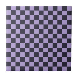 Lavender haze checkerboard pattern kakelplatta