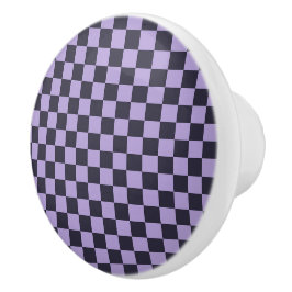 Lavender haze checkerboard pattern knopp